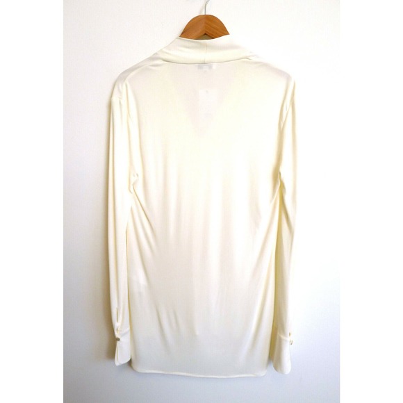 EQUIPMENT Joslin Tunic Top Blouse V-Neck Ivory Shopbop Net-A-Porter XS NWT $245 - Picture 6 of 8